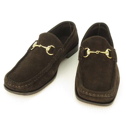 グッチ GUCCI ホースビット ローファー スリッポン スクエア 