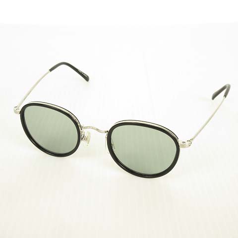ユナイテッドアローズ UNITED ARROWS × カネコオプティカル KANEKO OPTICAL 金子眼鏡 Mike サングラス コンビフレーム ブラック シルバー メンズ
