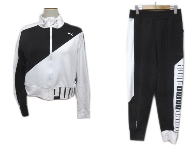 プーマ PUMA ジャージセット 白ブルゾン 519921-01 519922-01 