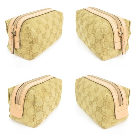 グッチ GUCCI GGキャンバス ポーチ 化粧ポーチ コスメポーチ 小物入れ 