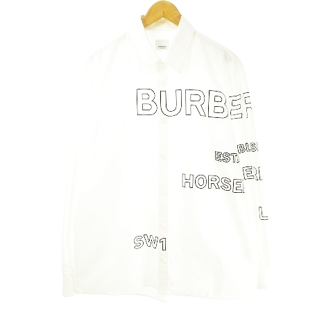 バーバリー BURBERRY 美品 21SS ホースフェリー カッターシャツ 
