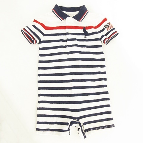 ラルフローレン RALPH LAUREN ハーフオール カバーオール つなぎ 