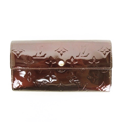 ルイヴィトン LOUIS VUITTON ヴェルニ ポルトフォイユサラ モノグラム  