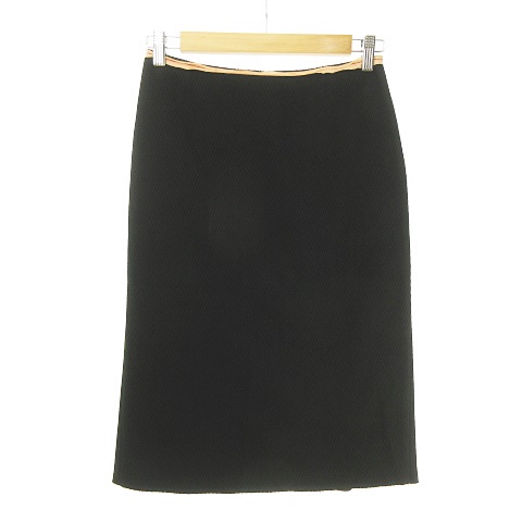 ミュウミュウ miumiu スカート ウエスト装飾 バイアステープ付き レジ  