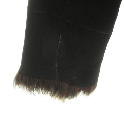 ロンシャンムートンコート 美品 黒 ロングコートコレクション