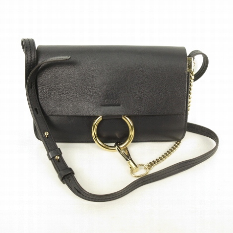 クロエ CHLOE フェイ Faye スモールショルダーバッグ レザー リング 