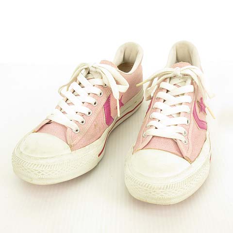 コンバース Converse キャンバス ラメ ローカット スニーカー 24cm ピンク レディース 053 ベクトルパーク