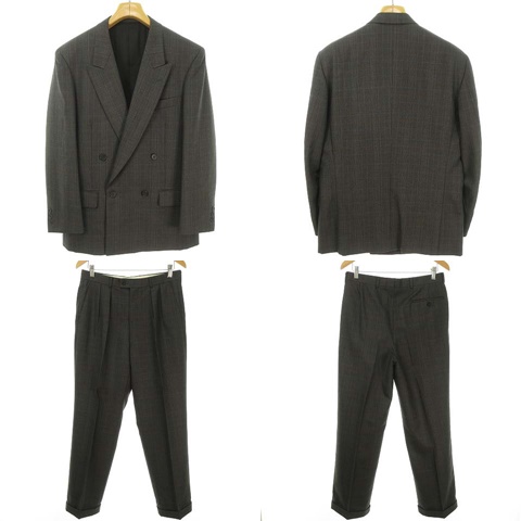 ポールスミス PAUL SMITH LONDON グレンチェック ダブル 4B スーツ 