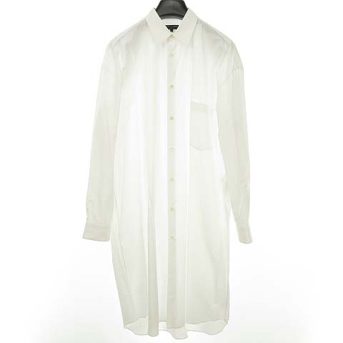 コムデギャルソンオムプリュス COMME des GARCONS HOMME PLUS PI-B026 22SS 美品 ロング シャツ オーバーサイズ ビッグシルエット コットン 長袖 S ホワイト 白 メンズ 購入人気商品 【新品未使用】22ss comme plus homme garcons des ニット/セーター