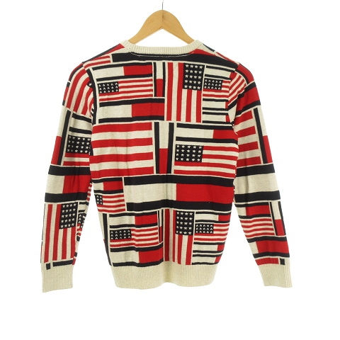 トミーヒルフィガー TOMMY HILFIGER 17AW ニット セーター 総柄 ロゴ 