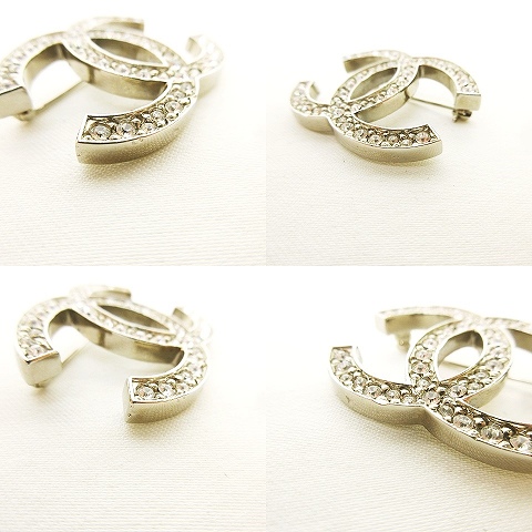 シャネル CHANEL ココマーク ブローチ 13P ピン アクセサリー 3.8cm 