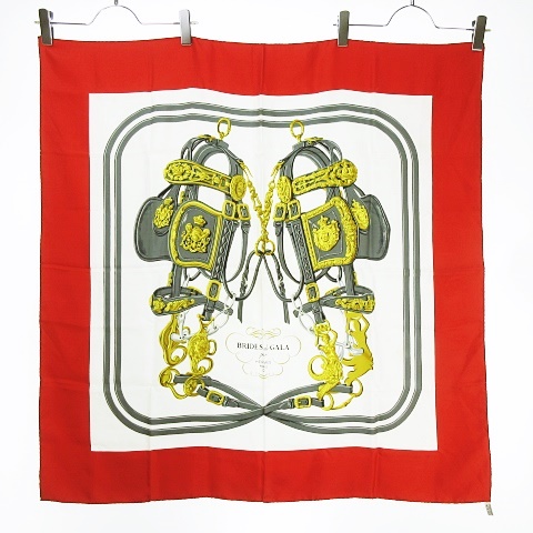 エルメス HERMES BRIDES de GALA ブリッドドゥガラ カレ90 スカーフ  