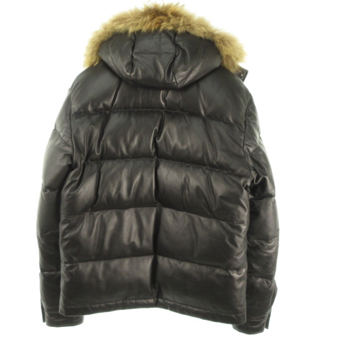 ポールスミス PAUL SMITH ラムレザーダウンジャケット ブルゾン