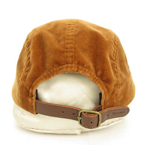 シュプリーム SUPREME 20AW Velvet Camp Cap 美品 ベルベット キャンプ 