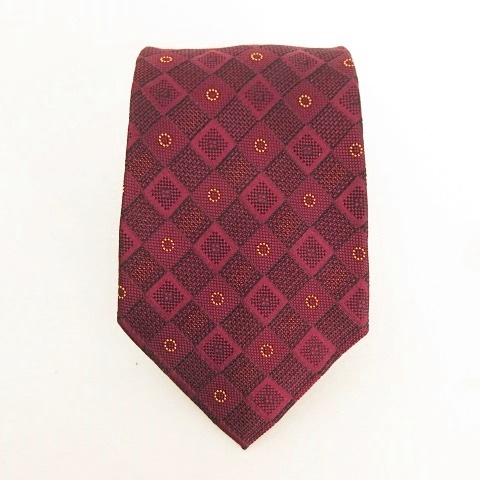 ポールスミス PAUL SMITH LONDON ネクタイ 総柄 格子柄 スクエア