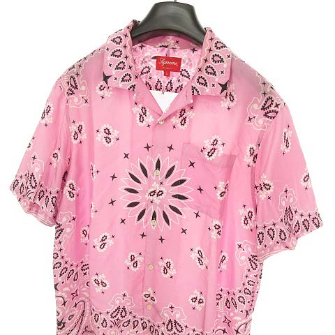 シュプリーム SUPREME Bandana Silk S/S Shirt 21SS バンダナ シルク  