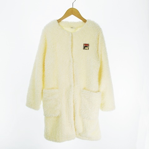 フィラ FILA ファーロングコート ロングジャケット ロゴマーク付き