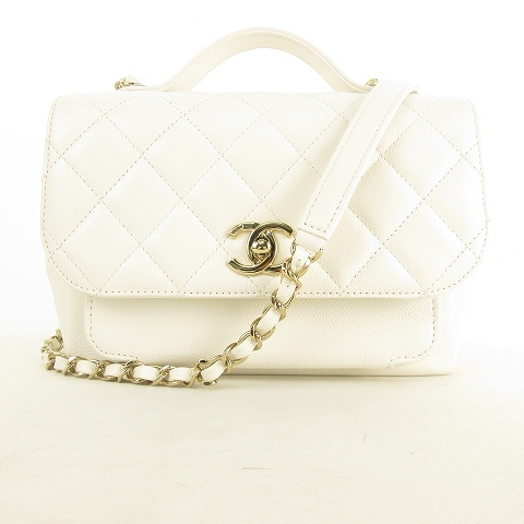 シャネル CHANEL 美品 A93607 ビジネスアフィニティ キャビアスキン 
