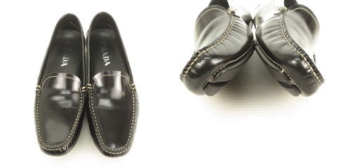 交渉中 PRADA 黒 レザー ローファー ドライビングシューズ 楽天市場】PRADA プラダ ドライビングシューズ 2DD164 053 FU00I