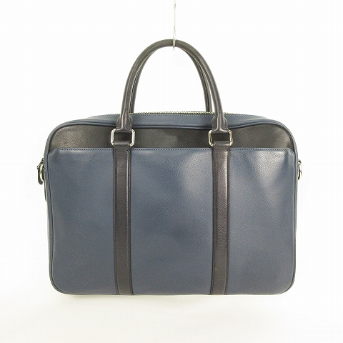 【最終値下げ　新品未使用】COACH ビジネスバッグ ネイビーF56018 COACH ネイビー ブリーフケース コーチ COACH F56018 ブリーフケース