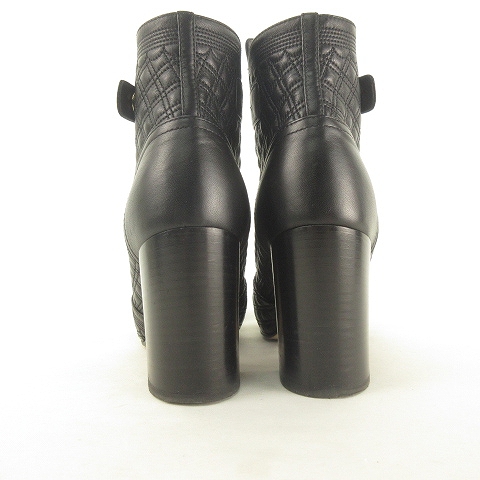 シャネル CHANEL 美品 19C G34471 キルティング ショート ブーツ 