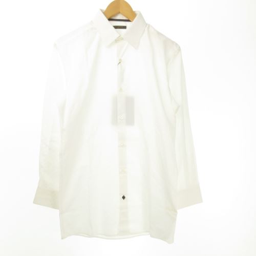 ルイヴィトン LOUIS VUITTON シャツ モノグラム 長袖 白 ホワイト 39  