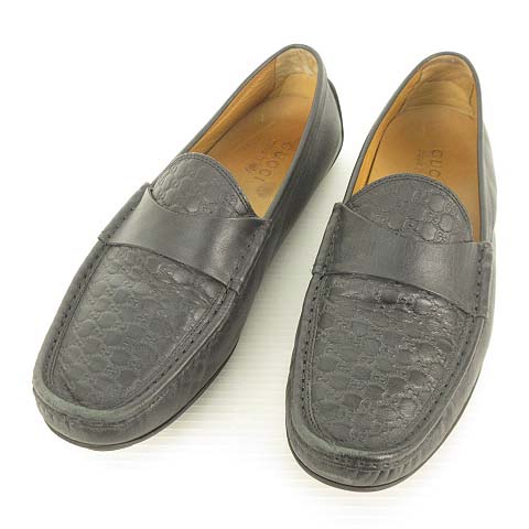 グッチ GUCCI 466904 GG柄 マイクログッチシマ レザー ドライビング 