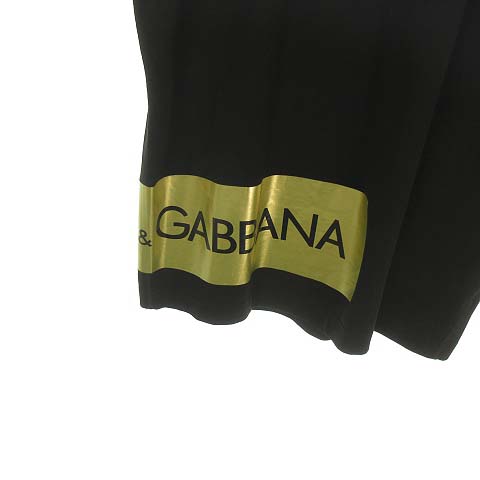 美品【メンズ】ドルチェアンドガッバーナ GOLD ロゴテープ シャツ SS102 美品【メンズ】ドルチェアンドガッバーナ GOLD ロゴテープ シャツ
