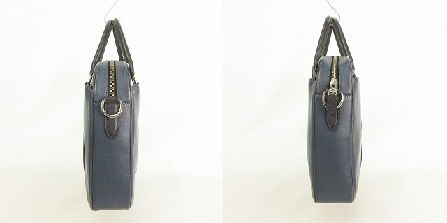 【最終値下げ　新品未使用】COACH ビジネスバッグ ネイビーF56018 新品未使用】COACH ビジネスバッグ ネイビーF56018 - メルカリ