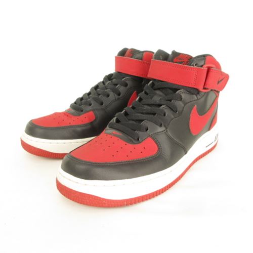 ナイキ NIKE 2015年製 AIR FORCE 1 MID GYM RED BRED 315123-029 エア 