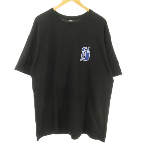 ステューシー STUSSY FUNKY S Tシャツ TEE 半袖 メキシコ製 黒