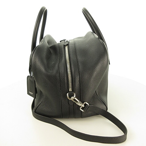 BURBERRY 2WAYバッグ レザー キューブ 2WAYバッグ ブラック A