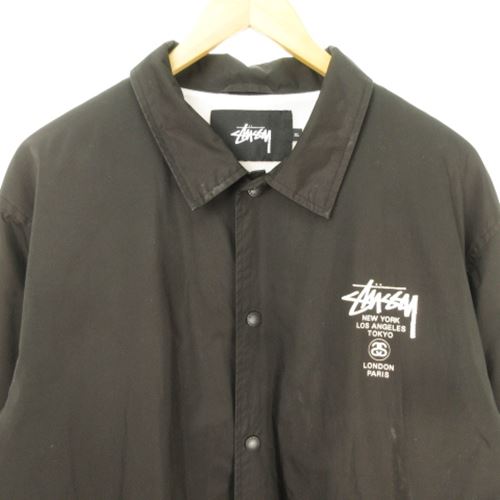 ステューシー STUSSY WORLD TOUR COACH JACKET ワールドツアー コーチ 