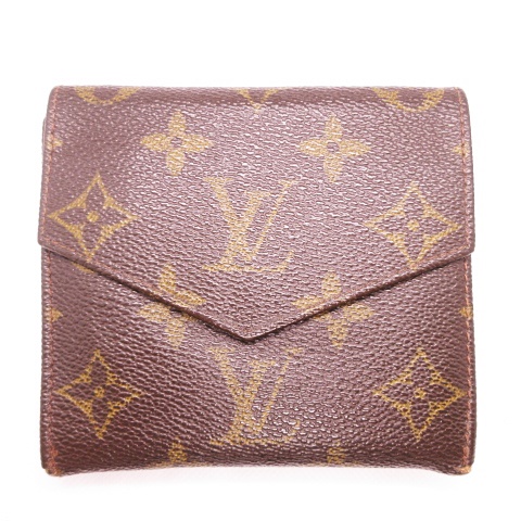 ルイヴィトン LOUIS VUITTON M61660 モノグラム Wホック ウォレット 二  