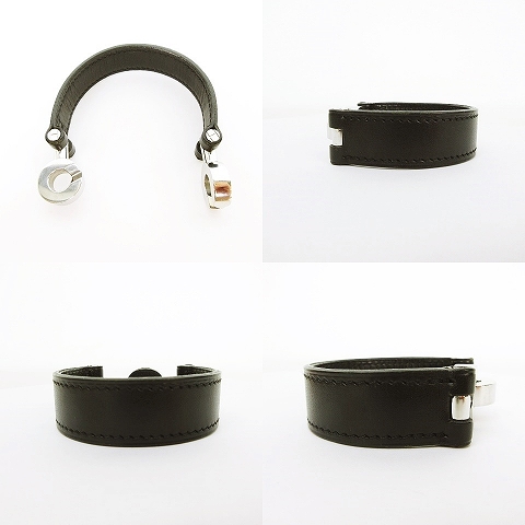 エルメス HERMES ランスロット バングル ブレスレット □I刻印 Mサイズ 