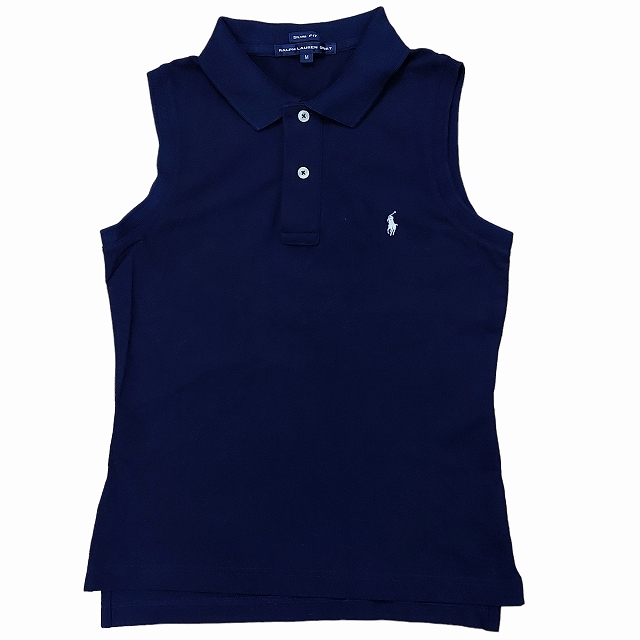 ラルフローレン RALPH LAUREN SPORT SLIM FIT ノースリーブポロシャツ 