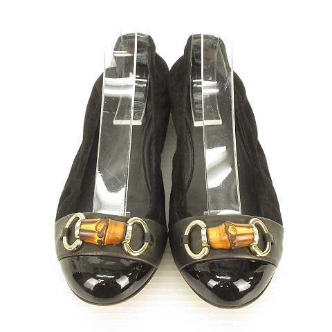 グッチ GUCCI バンブービット バレエシューズ フラット パンプス 36 