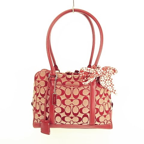 コーチ COACH 6097 シグネチャー ハンドバッグ ボストンバッグ 