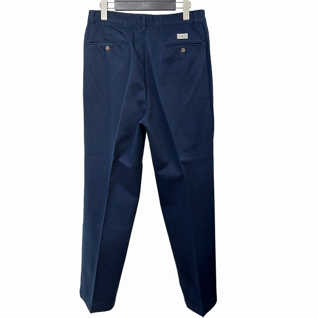 新品 Polo Ralph Lauren ネイビー スラックス 84 ポロ ラルフローレン POLO RALPH LAUREN 2タック スラックスパンツ