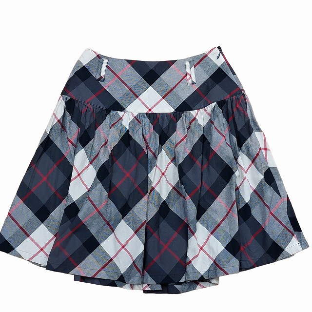 バーバリーブルーレーベル BURBERRY BLUE LABEL ノバチェック ひざ丈 