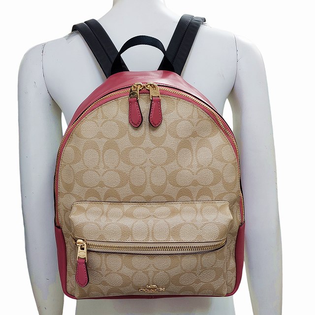 コーチ COACH F32200 チャーリー シグネチャー リュックサック バック 