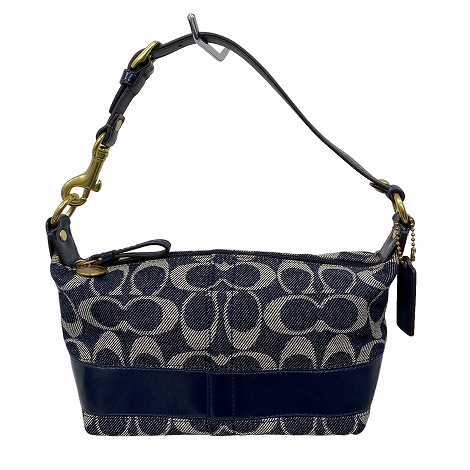 COACH ダークブルー キャンバスポーチ新品未使用品 楽天市場】【バッグ】COACH コーチ シグネチャー コーテッド
