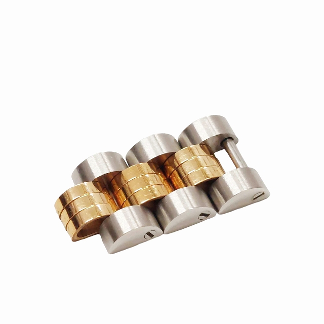 ロレックス ROLEX デイトジャスト YG×SS 純正ベルト 3コマ シルバー  