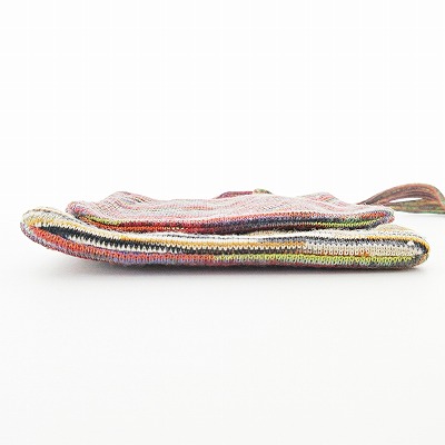 ミッソーニ MISSONI ミニショルダーバッグ サコッシュ ニット ボーダー 