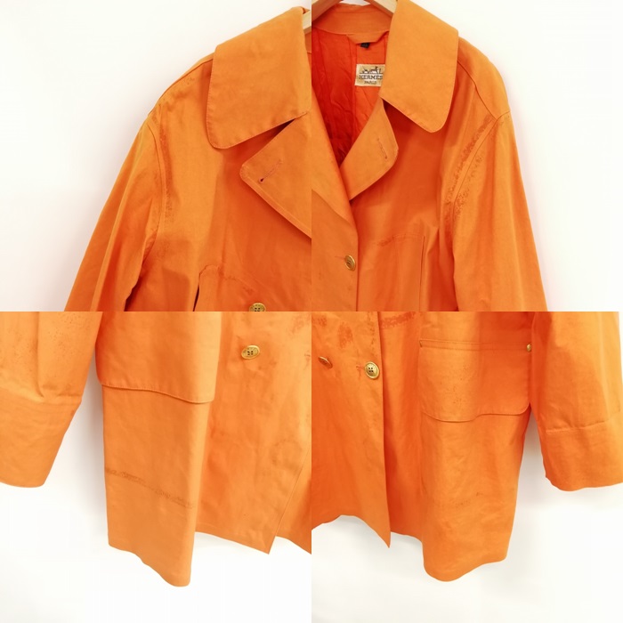 【vintage】エルメス × マッキントッシュ ゴム引きコート vintage】エルメス × マッキントッシュ ゴム引きコート HERMES