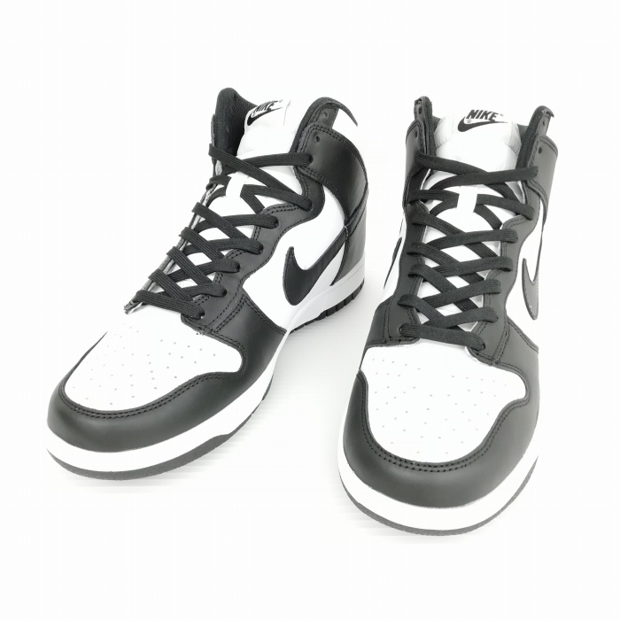 ナイキ NIKE DD1399-105 Dunk High Retro Black and White 美品 ダンク 