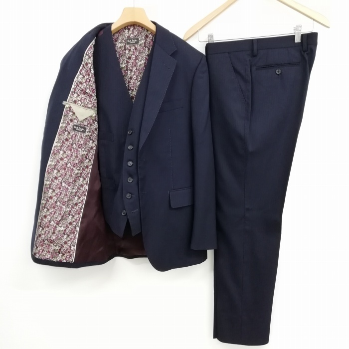 ポールスミス PAUL SMITH 美品 3ピース スーツ セットアップ 