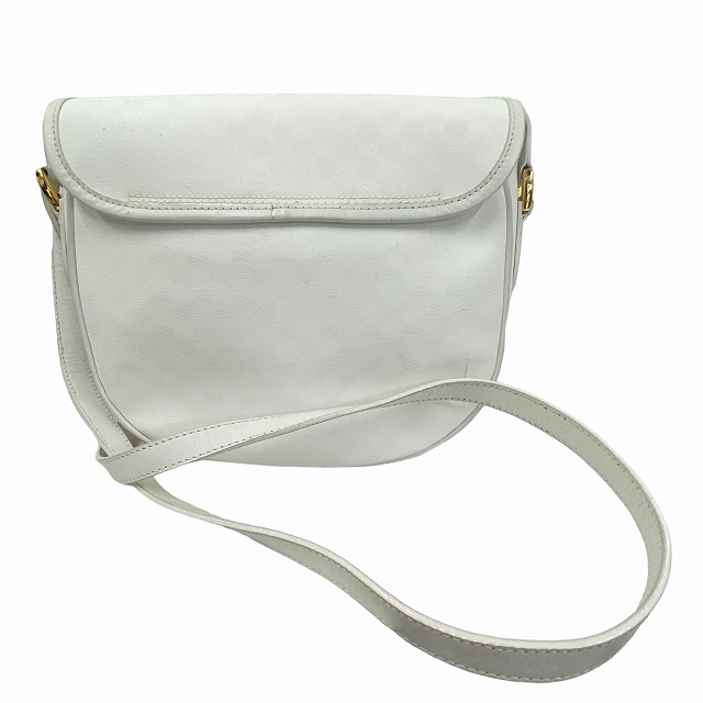 グッチ GUCCI オールドグッチ ショルダーバッグ 斜め掛け PVC レザー 