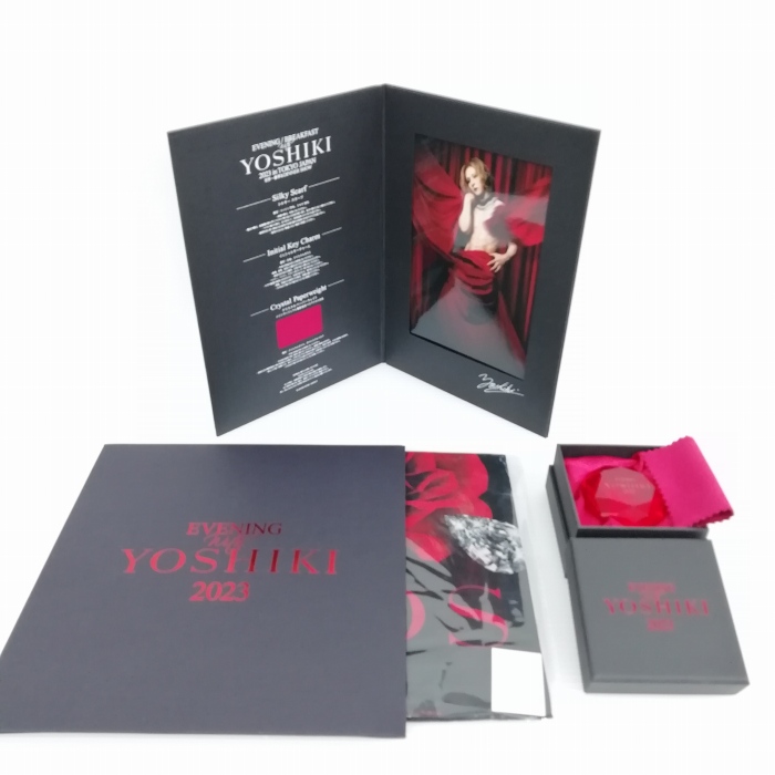 evening with yoshiki 2023 パンフレット スカーフ ペーパーウェイト 3