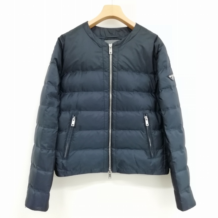 プラダスポーツ PRADA SPORT 2013 ナイロン ノーカラー ダウン 